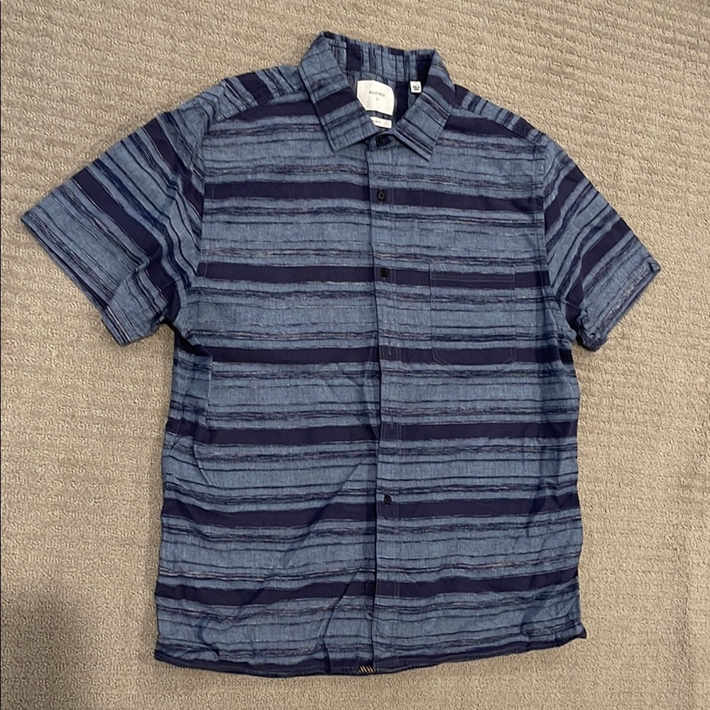 Men's Blue Striped Shirt